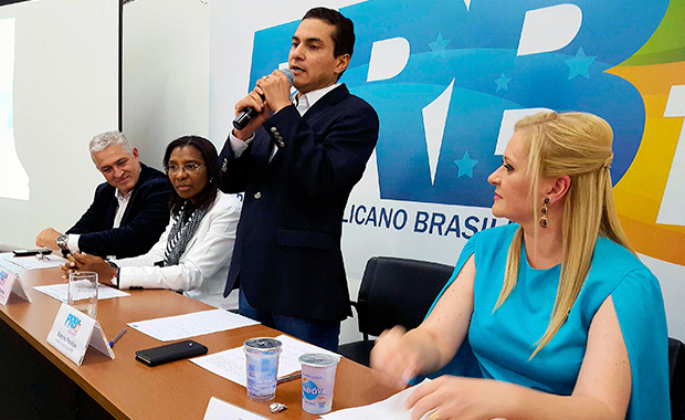 Líder nacional do PRB, Marcos Pereira