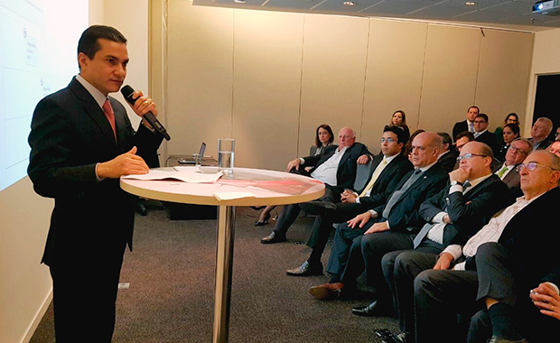 Ministro falou a 40 empresários: com apoio, INPI avança