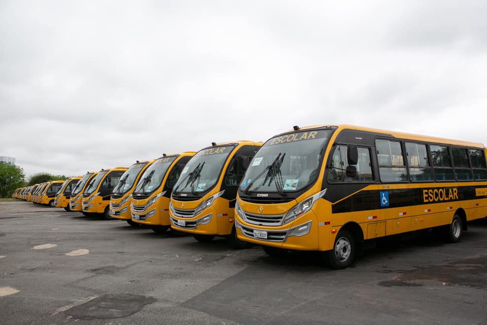 Modelo de ônibus destinado para a cidade de Parapuã