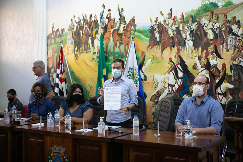 Marcos Pereira esteve em Urânia para um encontro com o prefeito, parlamentares e a população da cidade
